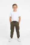Boys Brand Ellesse Fleece Trouser - D/Green