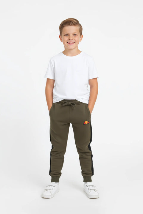 Boys Brand Ellesse Fleece Trouser - D/Green