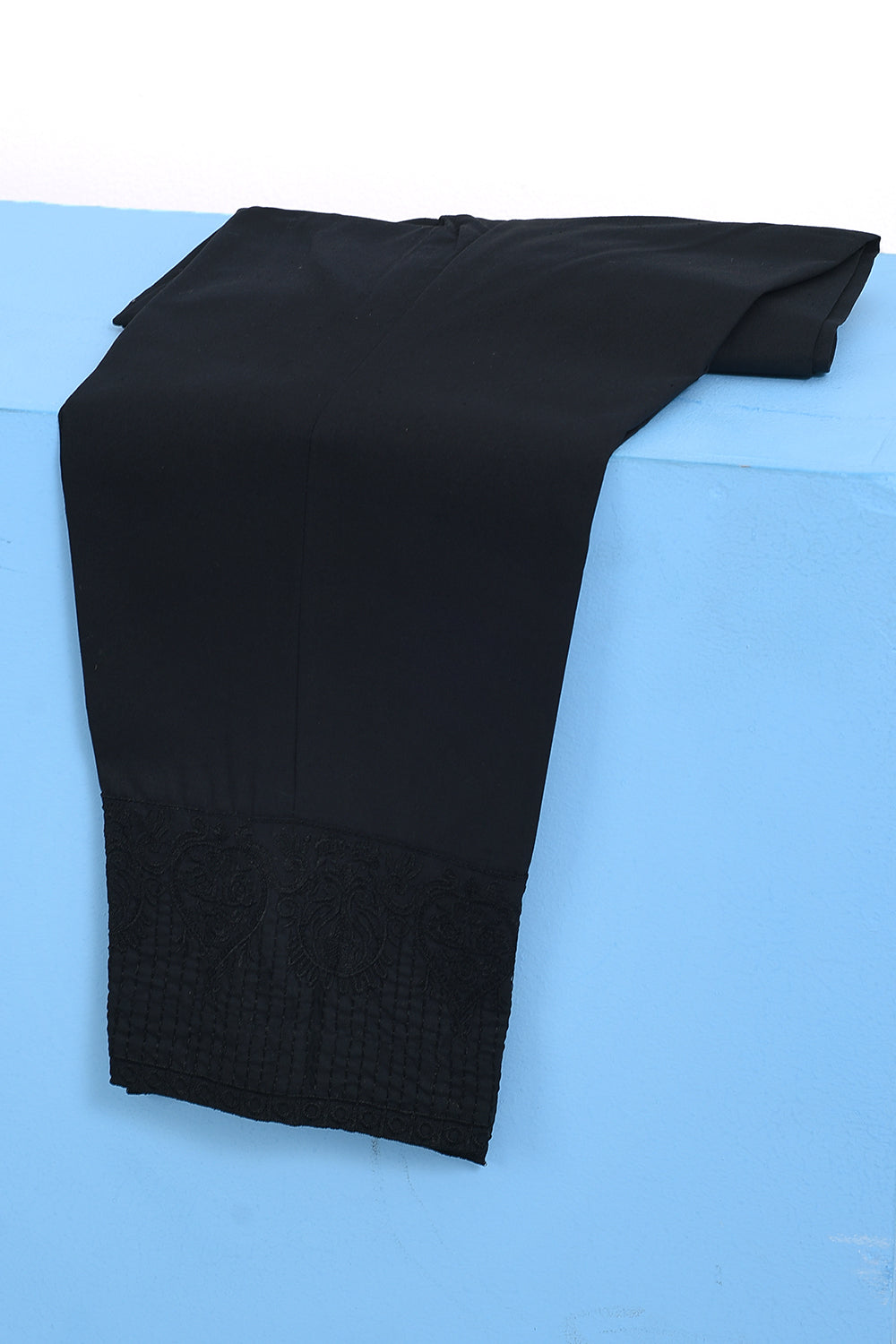 SOLID COTTON TROUSER