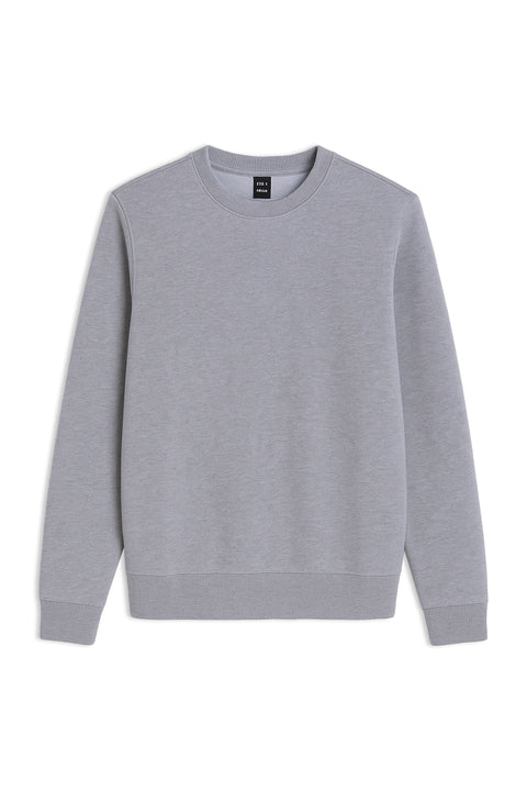 Men Branded Basic Sweatshirt - Heather Grey