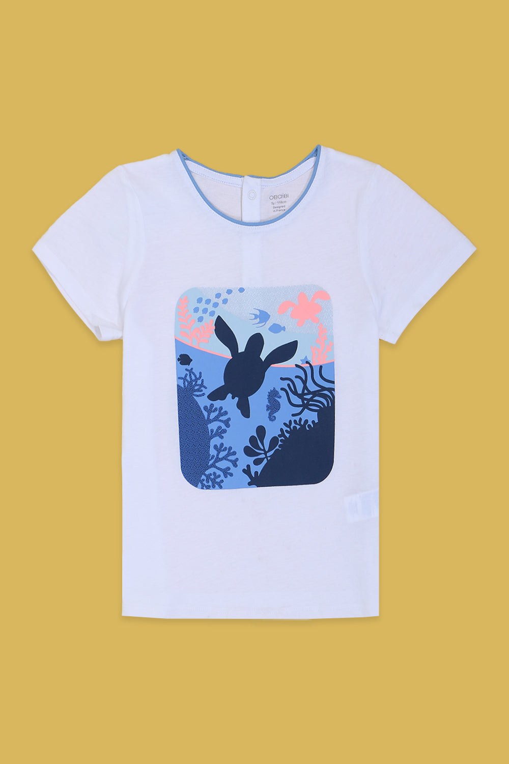 Girls Branded Graphic T-Shirt - White
