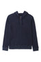 Women Branded Hoodie Zipper - Navy