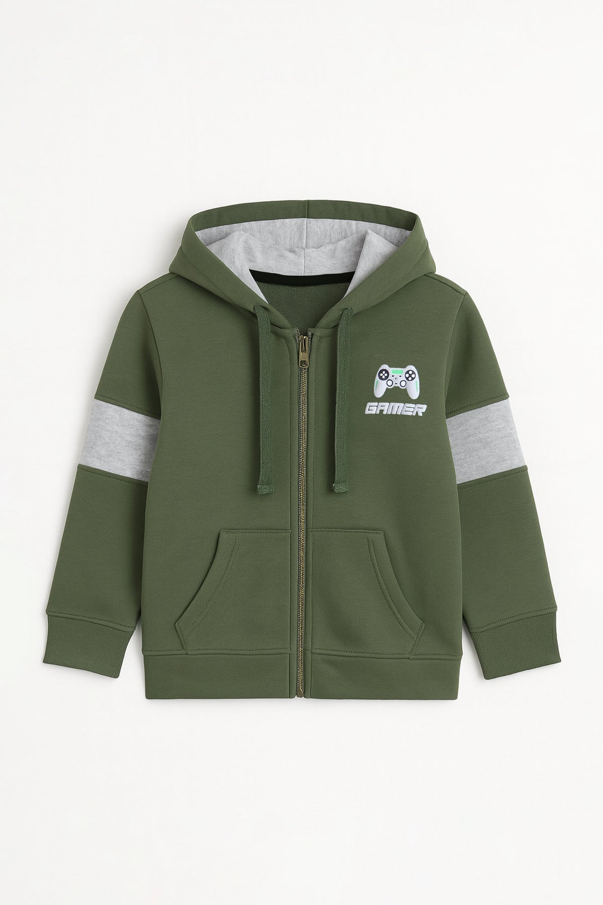 Graphic Zipper Hoodie