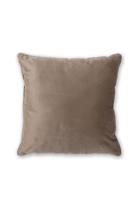 Velvet Cushion 16X16 D/Brown