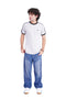 Men Branded Tee - Ice Grey