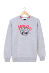 Men Branded Graphic Sweatshirt - Grey