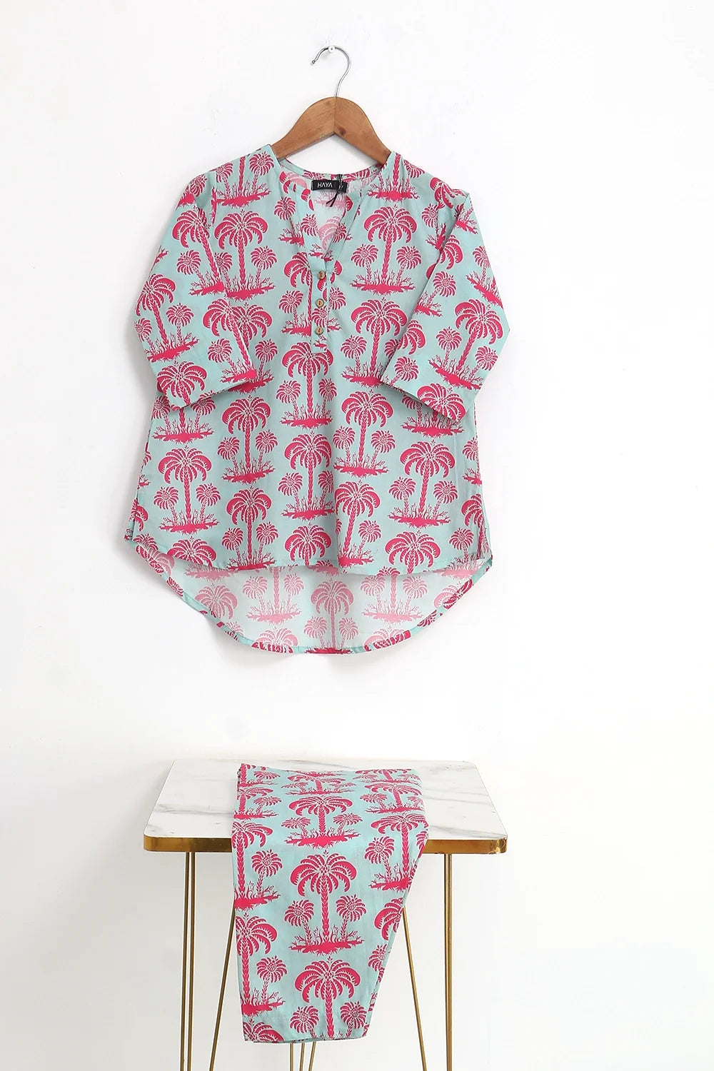 2 PIECE LAWN FUSION SUIT