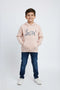 Boys Graphic Pullover Hoodie - L/pink