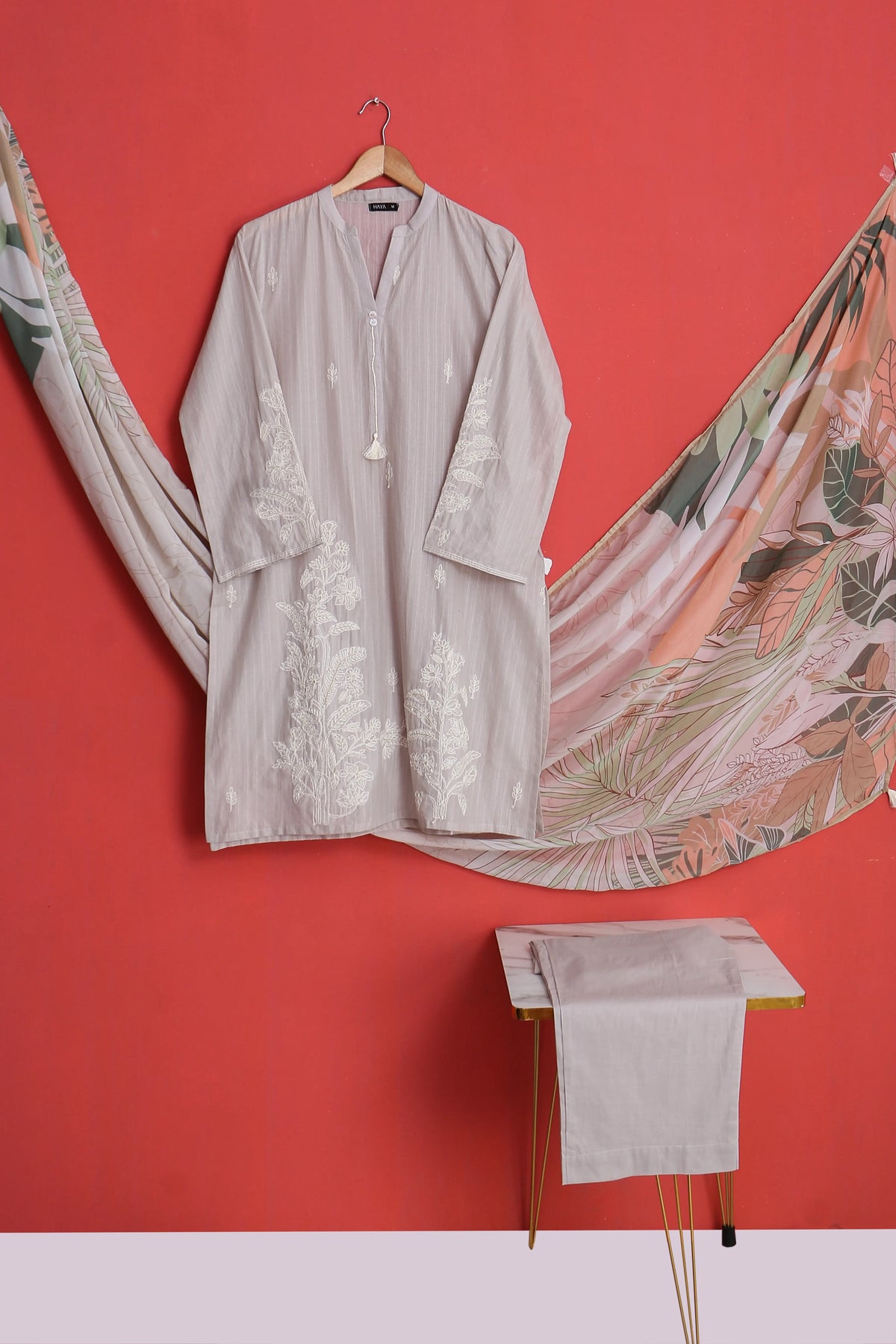 3 PIECE LAWN EMB SUITS