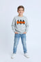 Boys Branded Graphic Sweatshirt - White