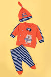 Infant Graphic 3-Piece Suit A9 - Orange