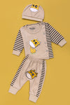 Infant Baby 3-Piece Suit A6 - L/Brown