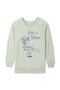 Women Branded Graphic Sweatshirt - L/Green