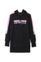 Women Branded Graphic Long Hoodie Sweatshirt - Black