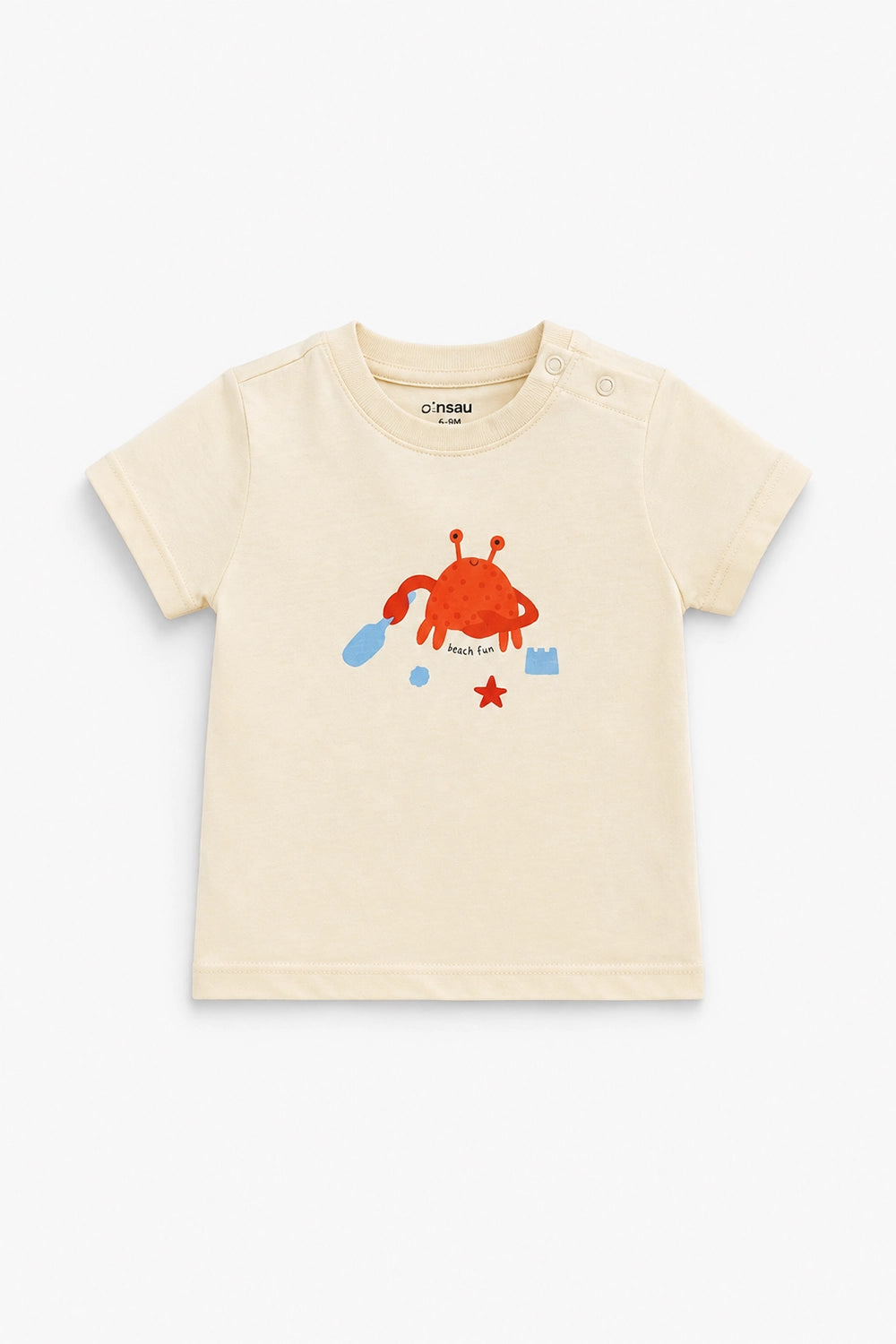 Girls Branded Graphic T-Shirt - Cream