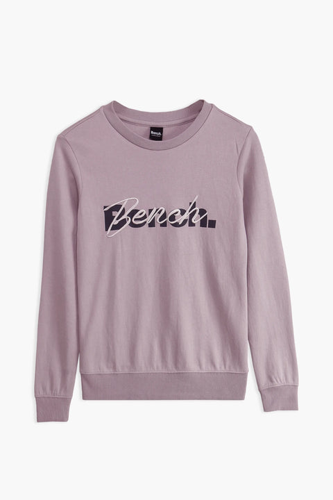 Women Graphic Sweatshirt (Brand: Bench) - Tea pink