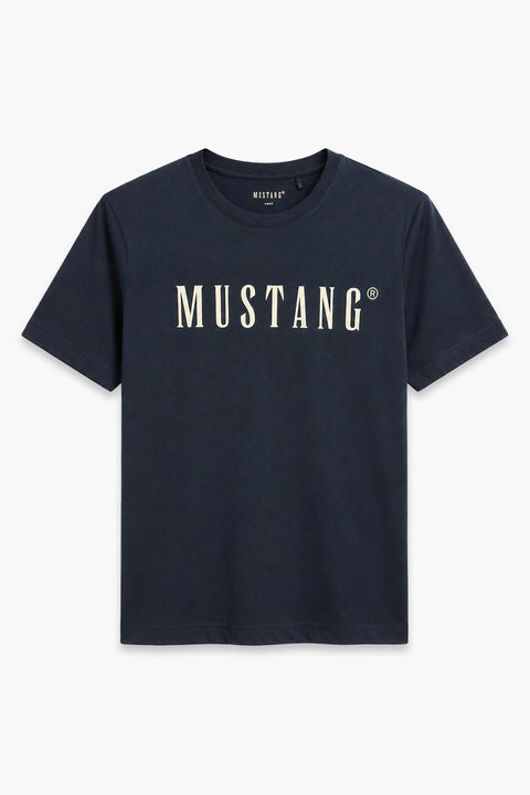 Men Branded Graphic T-Shirt - D/Blue