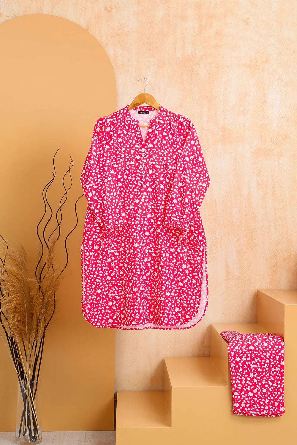 2 PIECE PRINTED KHADDAR SUIT