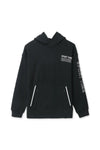 Boys Branded Hoodie Sweatshirt - Black