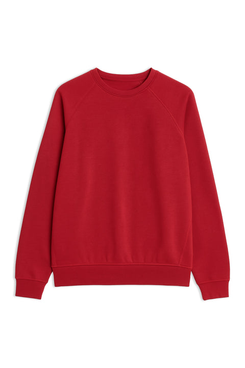 Men Branded Basic Sweatshirt - Red
