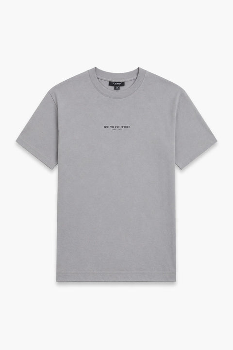 Men Branded Graphic T-Shirt - Grey