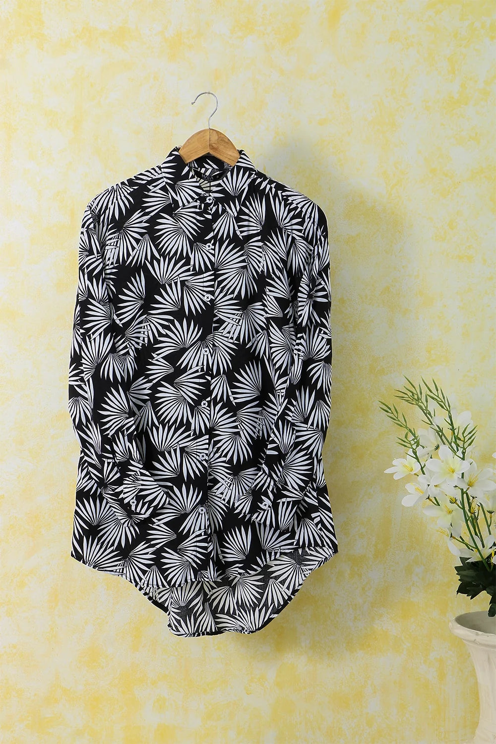 LINEN FUSION TOP