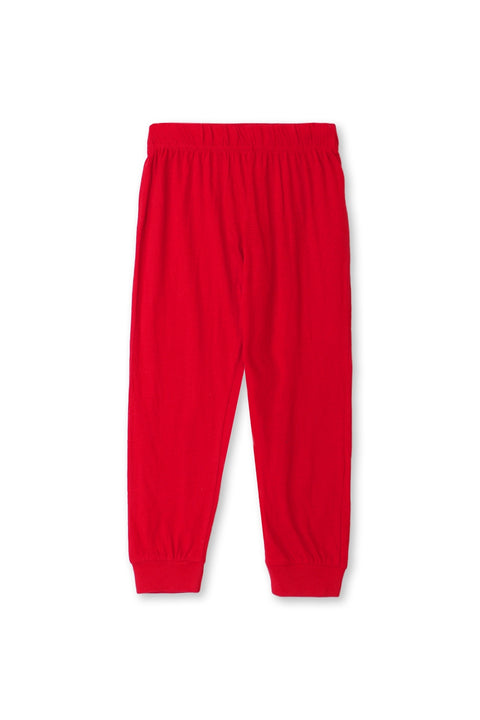 Girl Branded Trouser -Red