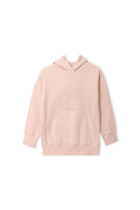 Girls Branded Hoodie Sweatshirt - Salmon