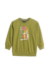 Boys Graphic Sweatshirt BS-09 - Olive