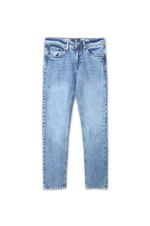 Man Petrol Denim Jeans - Blue