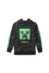 Boys Branded Graphic Hoodie Sweatshirt - Black