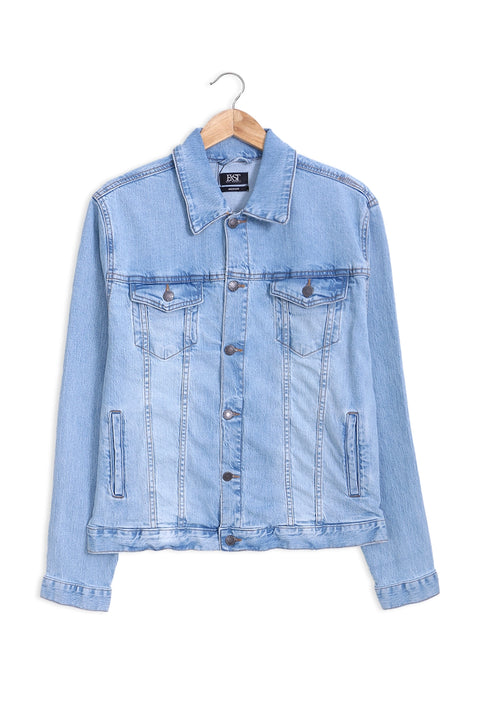 Men Denim Jacket M408-2023 - L/Blue