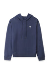 Women Branded Hoodie Sweatshirt - Navy