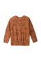 Boys Graphic 2 Piece Suit F/S - Brown