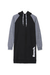 Women Graphic Long Hoodie Sweatshirt (Brand: Bench) - Black