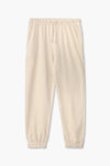 Women's Branded Jogger Trouser - Cream