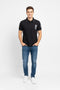 Men Branded Polo - Black