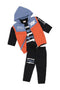 Boys Graphic 3-Piece Suit 1194/5-A - Orange & Blue