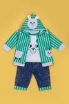 Infant Graphic 3-Piece Suit A17 - Green