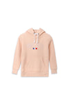 Girls Branded Lining Hoodie Sweatshirt - Salmon