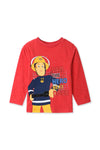 Boy Branded Graphic Tee F/S - Red