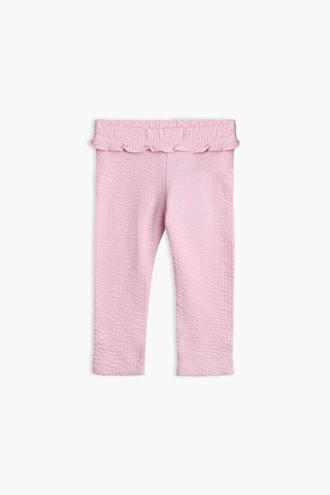 Girls Branded Capri - Pink