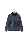 Boys Fleece Zipper Hoodie (Brand: jack & Jones) - Charcoal