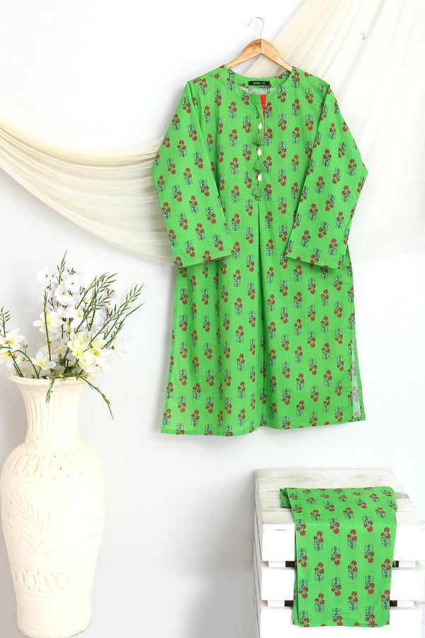 2 PIECE PRINTED LAWN SUIT