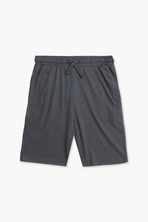 Men Branded Short - D/Grey