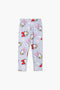 Girls Branded Graphic Capri - L/Blue