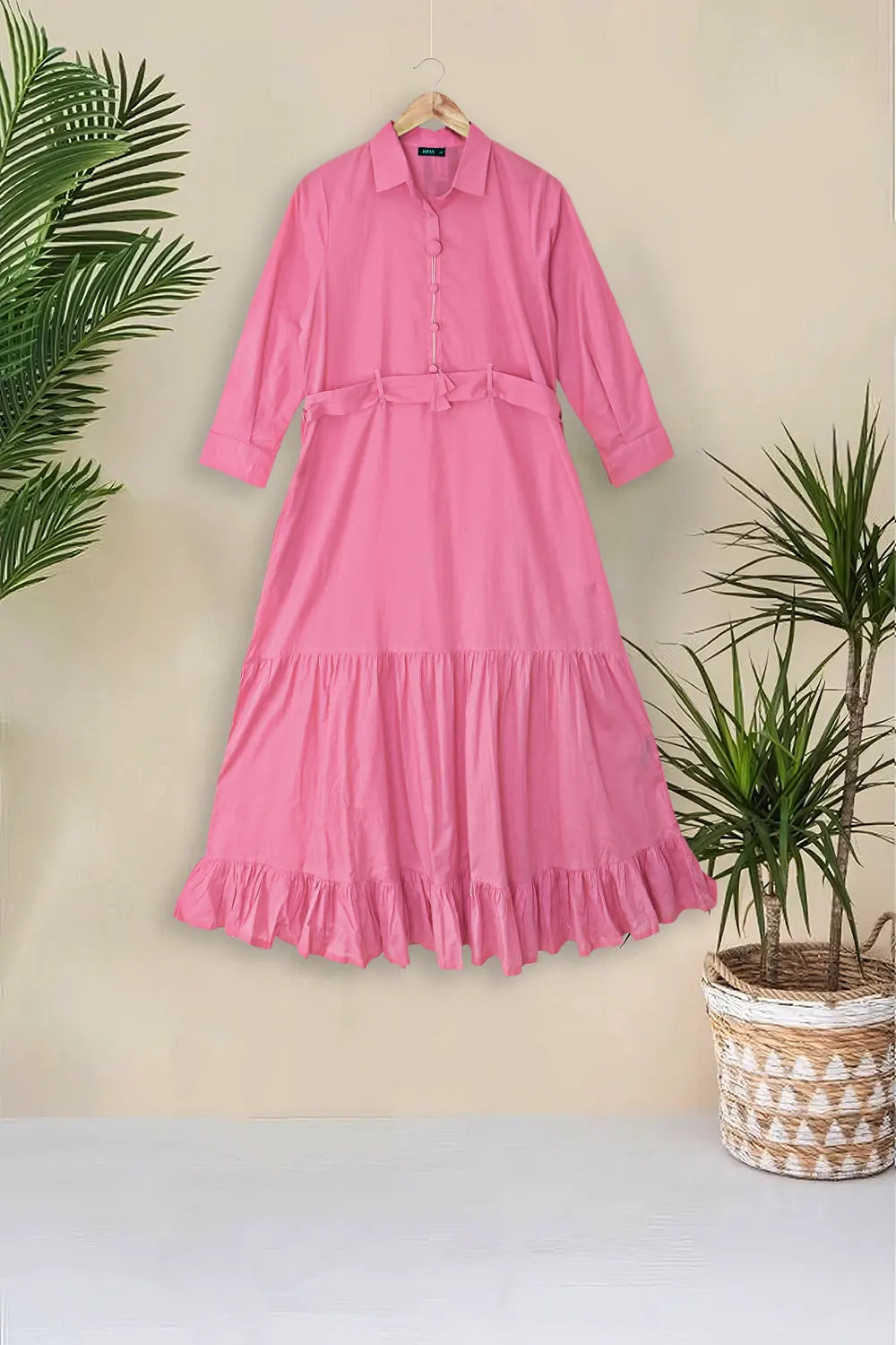 VISCOSE LONG DRESS