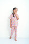 Girls Graphic Loungewear Suit GLS24#05 - Pink