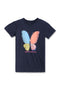 Girls Graphic T-Shirt GT24#29 - Navy