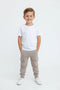 Boys Branded Fleece Cargo Trouser - Grey